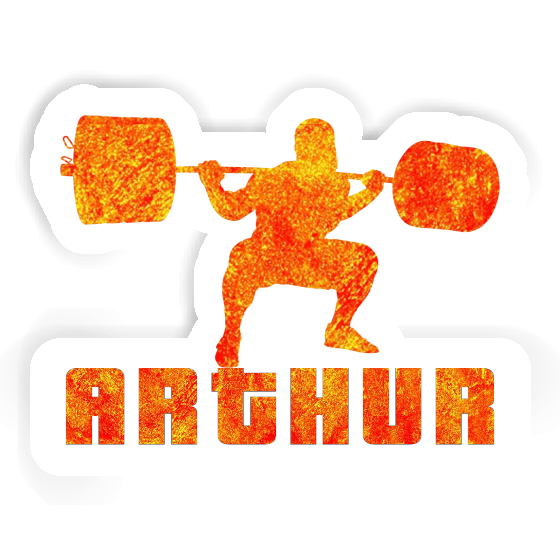 Sticker Weightlifter Arthur Image