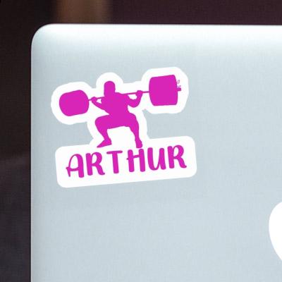 Sticker Arthur Gewichtheberin Image