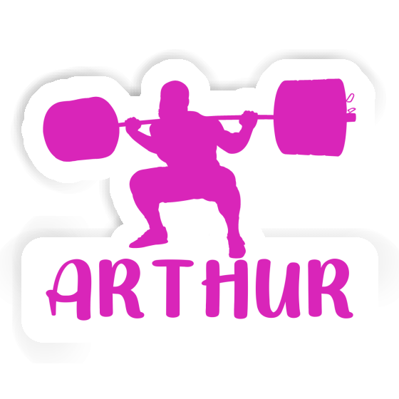 Sticker Weightlifter Arthur Image