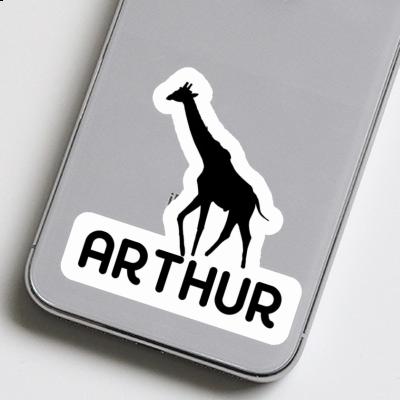 Giraffe Sticker Arthur Laptop Image