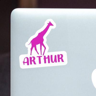 Sticker Arthur Giraffe Gift package Image