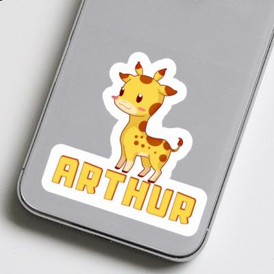 Sticker Giraffe Arthur Gift package Image