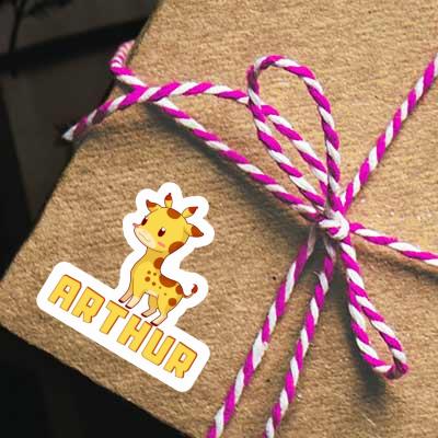 Sticker Giraffe Arthur Laptop Image