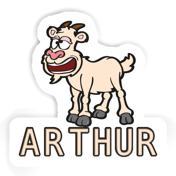 Sticker Goat Arthur Laptop Image