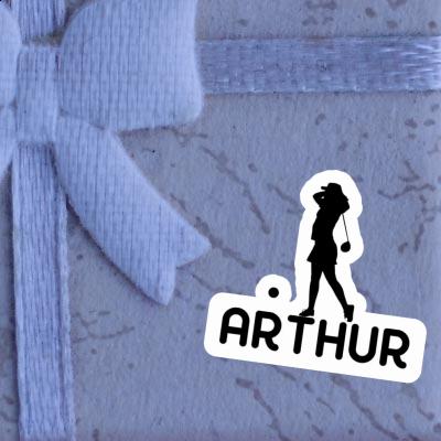 Arthur Sticker Golferin Gift package Image