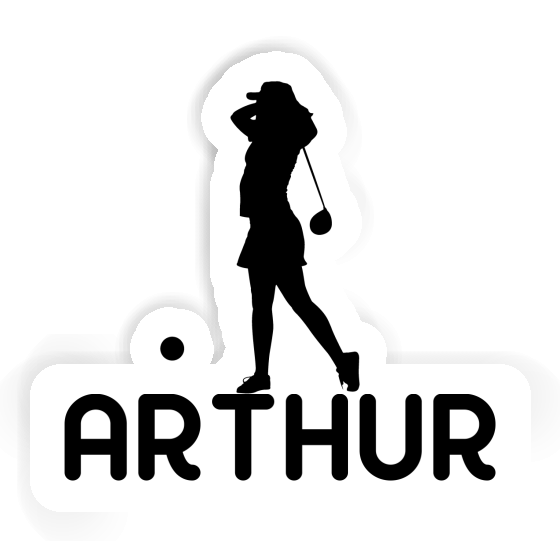 Sticker Golfer Arthur Image