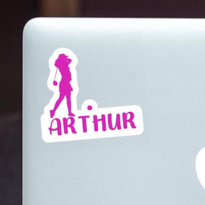 Arthur Sticker Golfer Gift package Image