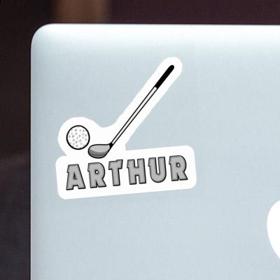 Arthur Sticker Golfschläger Image