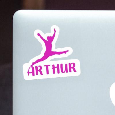 Gymnast Sticker Arthur Notebook Image