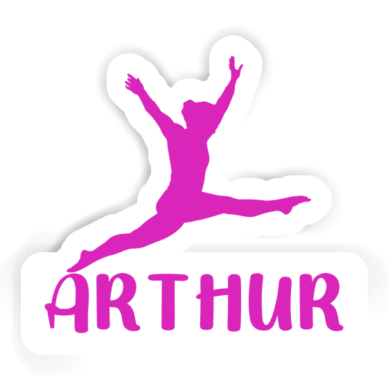 Gymnast Sticker Arthur Notebook Image