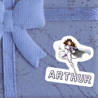 Sticker Hairdresser Arthur Image