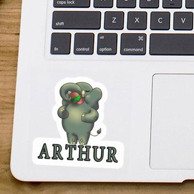 Elephant Sticker Arthur Gift package Image