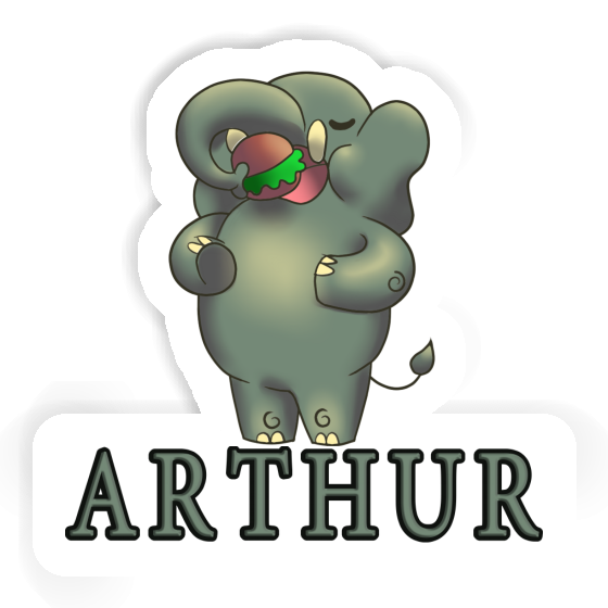 Elephant Sticker Arthur Image