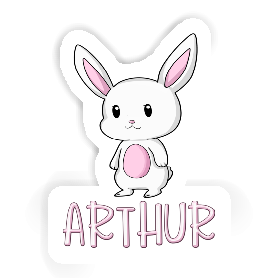 Hare Sticker Arthur Laptop Image