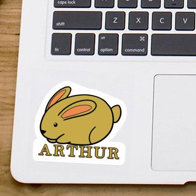 Sticker Hare Arthur Gift package Image