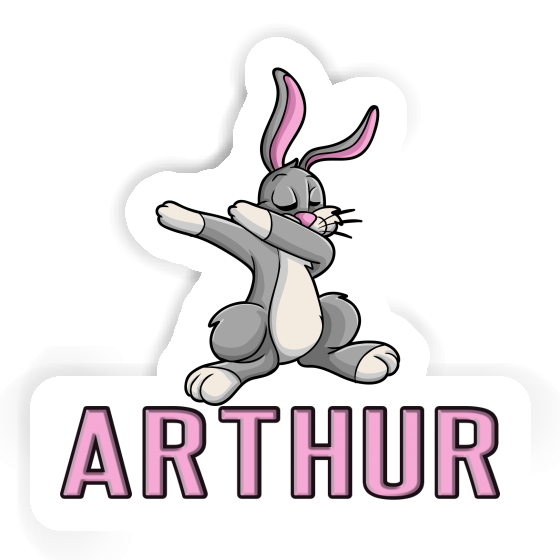 Dabbing Hare Sticker Arthur Gift package Image