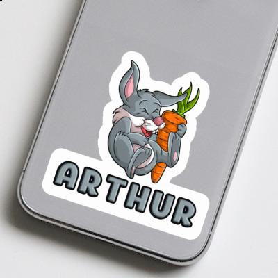 Easter bunny Sticker Arthur Laptop Image