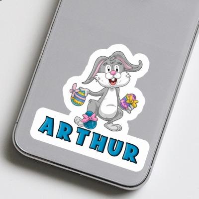 Autocollant Arthur Lapin de Pâques Laptop Image