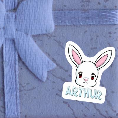 Arthur Autocollant Lapin Laptop Image