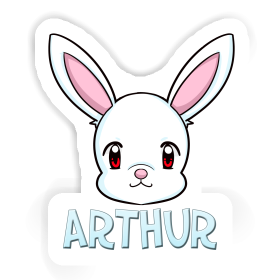 Arthur Sticker Rabbithead Image