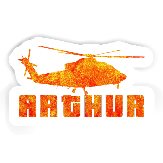 Sticker Arthur Helicopter Gift package Image