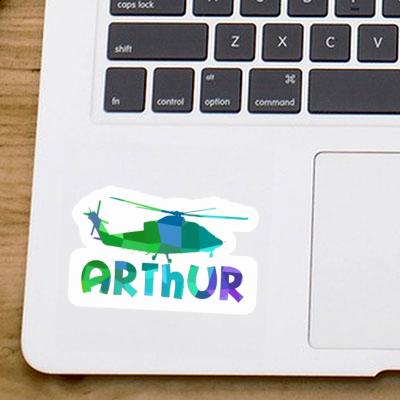 Sticker Helicopter Arthur Laptop Image