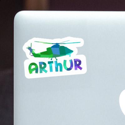 Sticker Helicopter Arthur Laptop Image