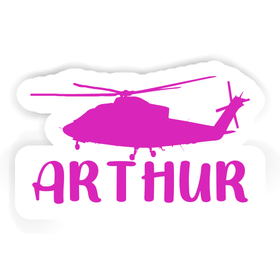 Sticker Helicopter Arthur Laptop Image