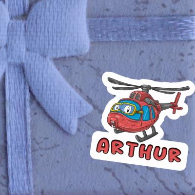 Arthur Autocollant Hélicoptère Gift package Image