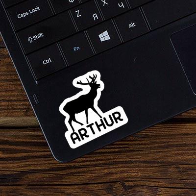 Sticker Deer Arthur Laptop Image