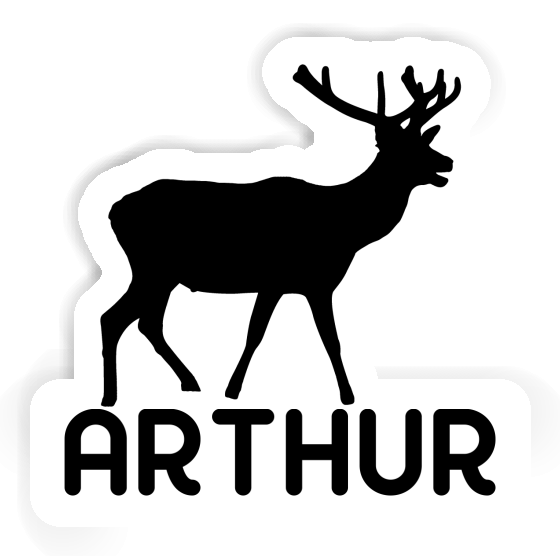 Sticker Deer Arthur Gift package Image