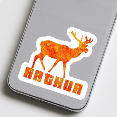 Deer Sticker Arthur Notebook Image