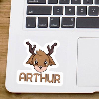 Sticker Hirsch Arthur Laptop Image