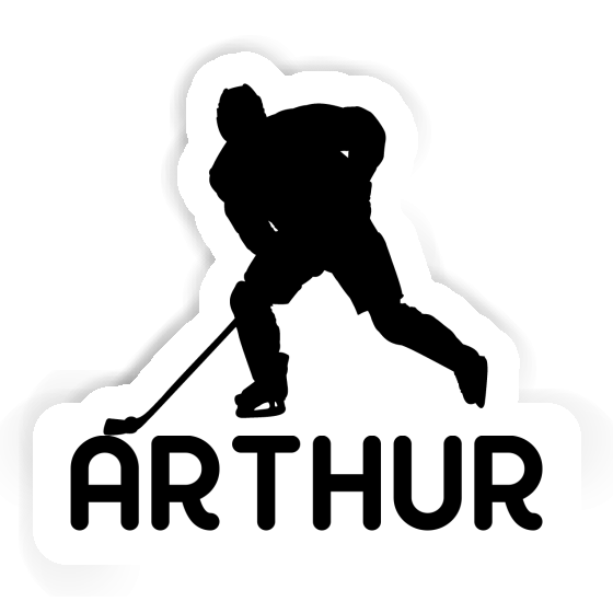 Sticker Arthur Hockey Player Image