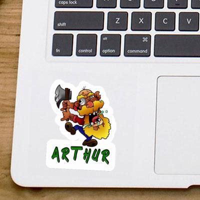 Sticker Arthur Lumberjack Gift package Image