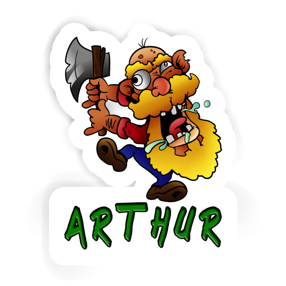 Sticker Arthur Lumberjack Image