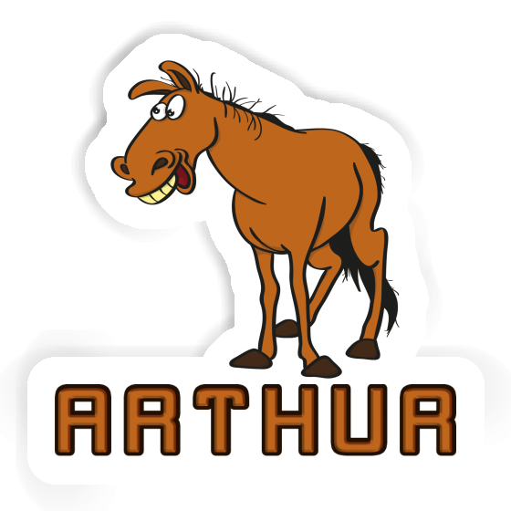 Sticker Arthur Horse Gift package Image