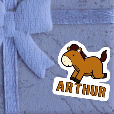 Horse Sticker Arthur Notebook Image