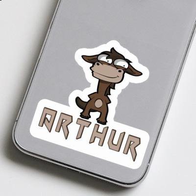 Standing Horse Sticker Arthur Notebook Image