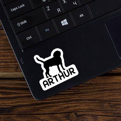 Arthur Autocollant Chien Laptop Image