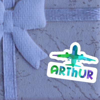 Jumbo-Jet Autocollant Arthur Notebook Image