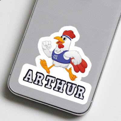 Jogger Sticker Arthur Laptop Image