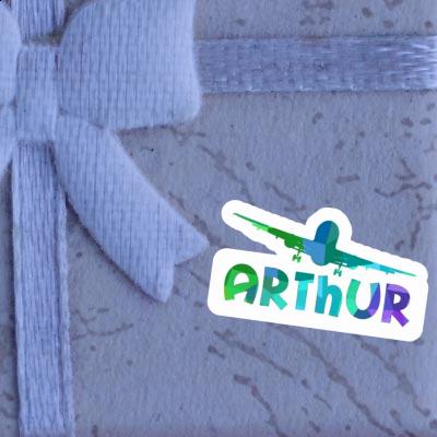 Autocollant Arthur Avion Gift package Image