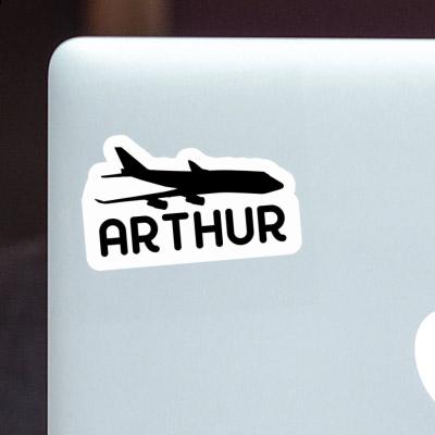 Jumbo-Jet Sticker Arthur Laptop Image