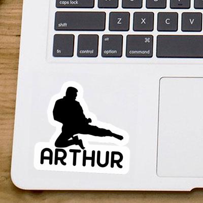 Sticker Karateka Arthur Notebook Image