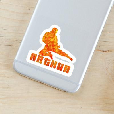 Sticker Karateka Arthur Gift package Image