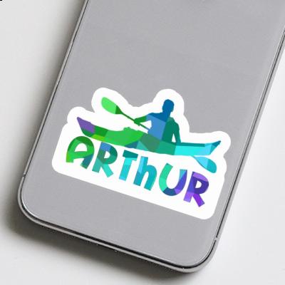 Kayaker Sticker Arthur Image