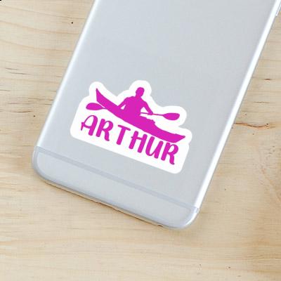 Arthur Sticker Kayaker Notebook Image