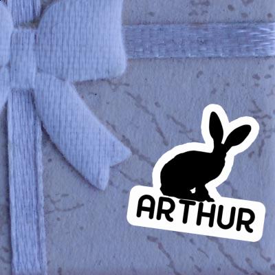 Sticker Rabbit Arthur Laptop Image