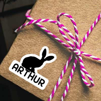 Autocollant Lapin Arthur Gift package Image